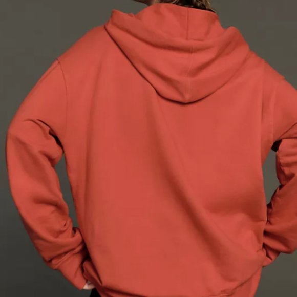 Brand New T.La Red Oversized Hooded Sweatshirt - Picture 3 of 8